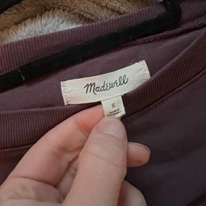 Madewell Long Sleeve Purple Top